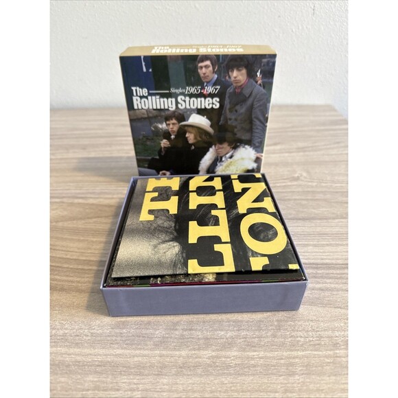 The Rolling Stones Singles 1965-1967 Box Set 11 CDs + Poster Extras Rare Mint - Picture 2 of 6